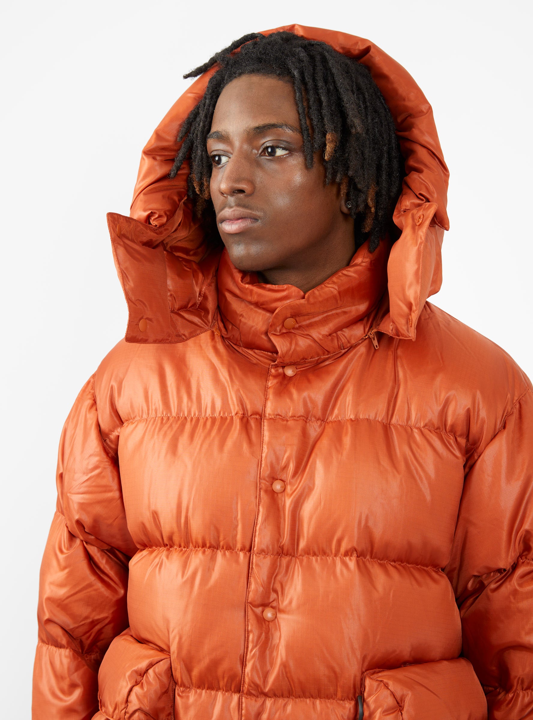 Tech Backpacker Down Parka Dark Orange