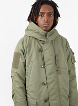 Tech Reversible N-3B Coat Olive by Daiwa Pier39 | Couverture & The Garbstore