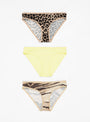 Bell Pants 3 Pack Leopard, Lime & Tiger