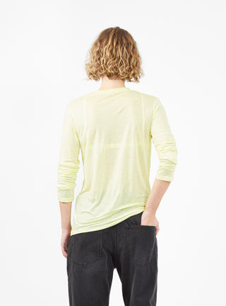 Long Sleeve T-shirt Lime by Baserange | Couverture & The Garbstore