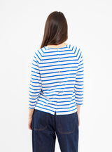 Maow Stripe T-Shirt Blue Stripe by Bellerose | Couverture & The Garbstore