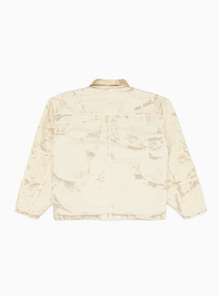 Distressed Canvas Shop Jacket Khaki by Stüssy | Couverture & The Garbstore