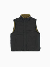 Sherpa Reversible Vest Olive by Stüssy | Couverture & The Garbstore
