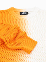 Dyed Loose Guage Sweater Orange by Stüssy | Couverture & The Garbstore