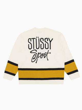 Hockey Sweater Natural by Stüssy | Couverture & The Garbstore