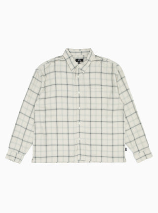Shadow Plaid Rayon Shirt Natural by Stüssy | Couverture & The Garbstore