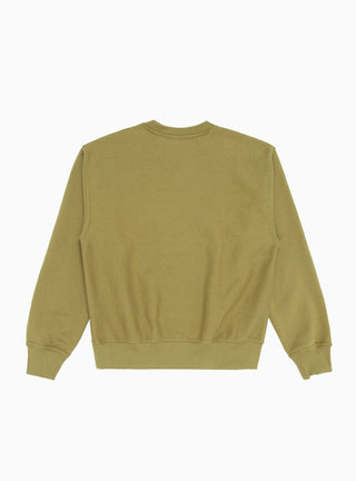 Stock Logo Sweatshirt Olive by Stüssy | Couverture & The Garbstore