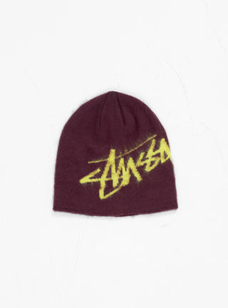 Brushed Stock Beanie Eggplant by Stüssy | Couverture & The Garbstore