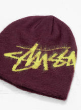 Brushed Stock Beanie Eggplant by Stüssy | Couverture & The Garbstore