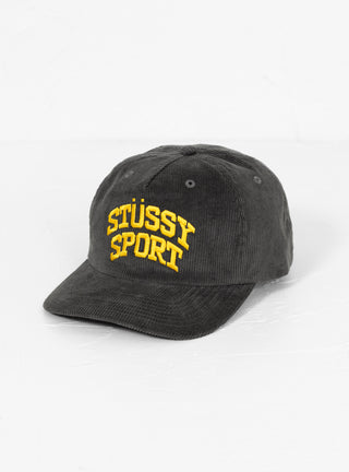 Sport Arch Cord Strapback Cap Charcoal by Stüssy | Couverture & The Garbstore
