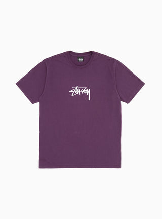 Small Stock Pigment Dyed T-shirt Purple by Stüssy | Couverture & The Garbstore