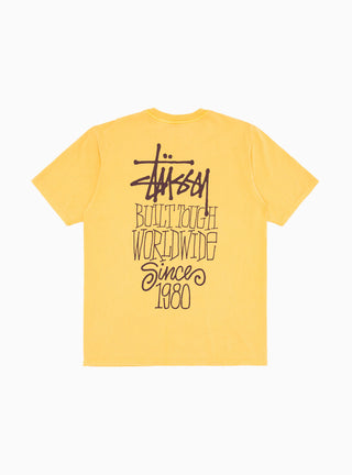 Built Tough Pigment Dyed T-shirt Honey Yellow by Stüssy | Couverture & The Garbstore