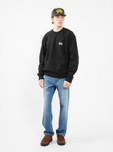 Basic Pigment Dyed Sweatshirt Black by Stüssy | Couverture & The Garbstore