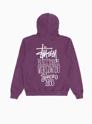 Built Tough Pigment Dyed Hoodie Purple by Stüssy | Couverture & The Garbstore