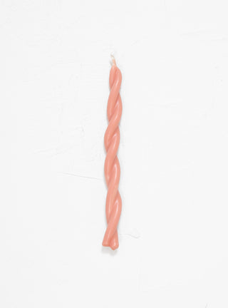 Twisted Candle Madder Root Pink by Wax Atelier | Couverture & The Garbstore