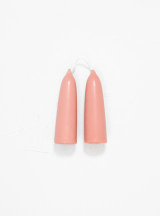 Stubby Candle Pair Madder Root Pink by Wax Atelier | Couverture & The Garbstore