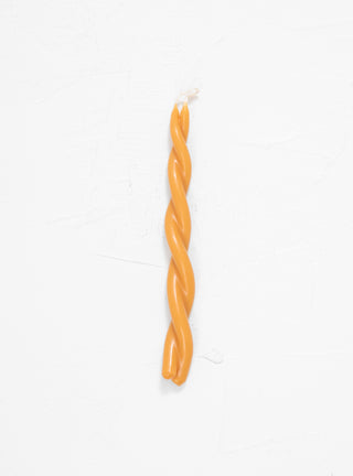 Twisted Candle Groundnut Yellow by Wax Atelier | Couverture & The Garbstore