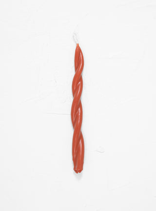 Twisted Candle Barberry Red by Wax Atelier | Couverture & The Garbstore