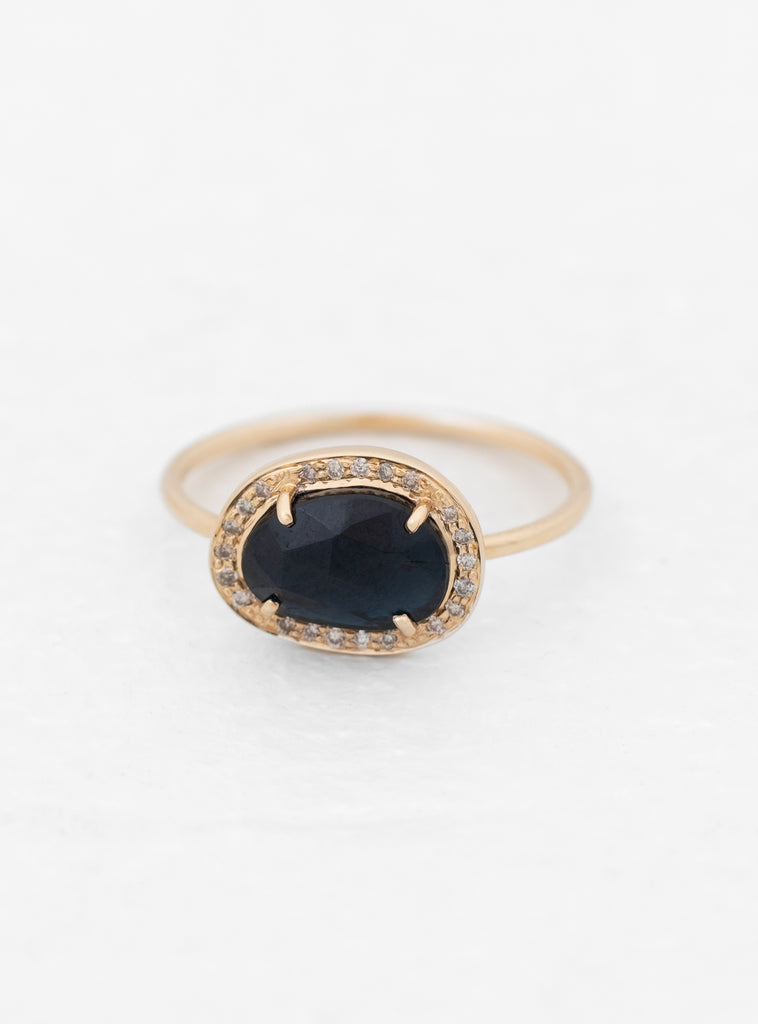 Blue Tourmaline Stella Ring