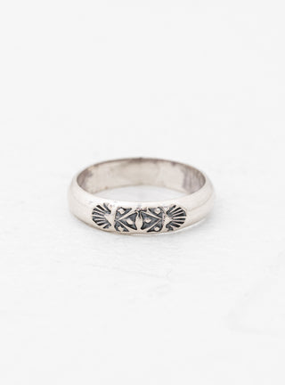 Engraved Ring A Silver by NORTH WORKS | Couverture & The Garbstore