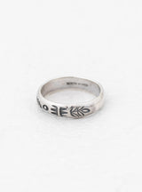 Engraved Ring B Silver by NORTH WORKS | Couverture & The Garbstore