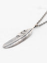 Liberty Feather Pendant Necklace Silver