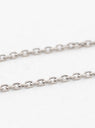 10 Cent Brace Point Smilie Pendant Necklace Silver