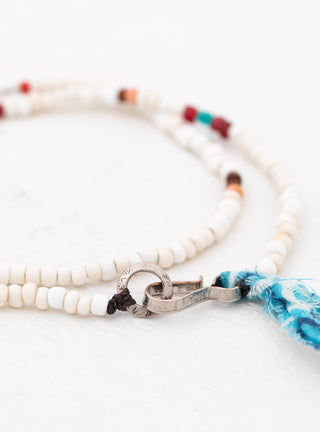Venetian Bead & Bandana Necklace White by NORTH WORKS | Couverture & The Garbstore