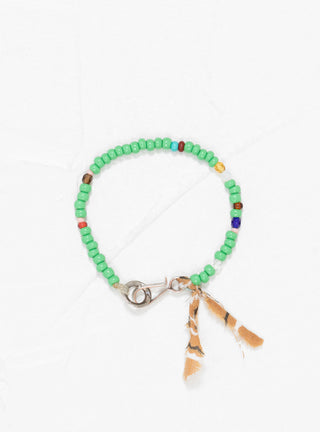 Venetian Bead & Bandana Bracelet Green by NORTH WORKS | Couverture & The Garbstore