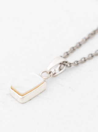 Mother of Pearl Pendant Necklace Silver by NORTH WORKS | Couverture & The Garbstore