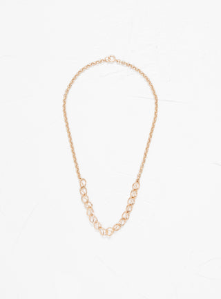 Round Link & Chain Gold-Plated Necklace by Helena Rohner | Couverture & The Garbstore