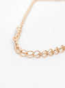 Round Link & Chain Gold-Plated Necklace