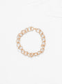 Round Links Gold-Plated Bracelet At Couverture & The Garbstore By Helena Rohner Front Shot