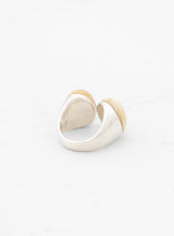 Open Pale Agate Silver Ring by Helena Rohner | Couverture & The Garbstore