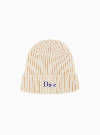 Classic Fold Beanie Off White by Dime | Couverture & The Garbstore