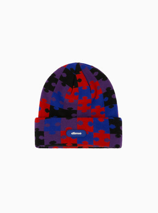 Puzzle Fold Beanie Purple by Dime | Couverture & The Garbstore