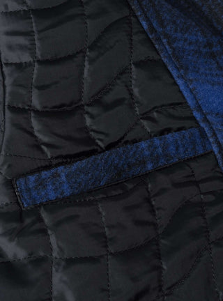 Wave Plaid Jacket Blue by Dime | Couverture & The Garbstore