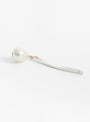 Drop Pearl Hair Pin Silver Beatriz Palacios