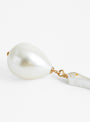 Drop Pearl Hair Pin Silver Beatriz Palacios