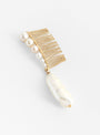 Sister Comb White & Gold Beatriz Palacios Pearl 