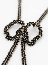 Bow Necklace Black by BEATRIZ PALACIOS | Couverture & The Garbstore