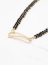 Bow Necklace Black