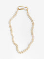 Chain Necklace White Beatriz Palacios freshwater pearls