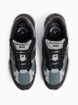 Made in UK 991WTR Sneakers Black & Turbulence by New Balance | Couverture & The Garbstore