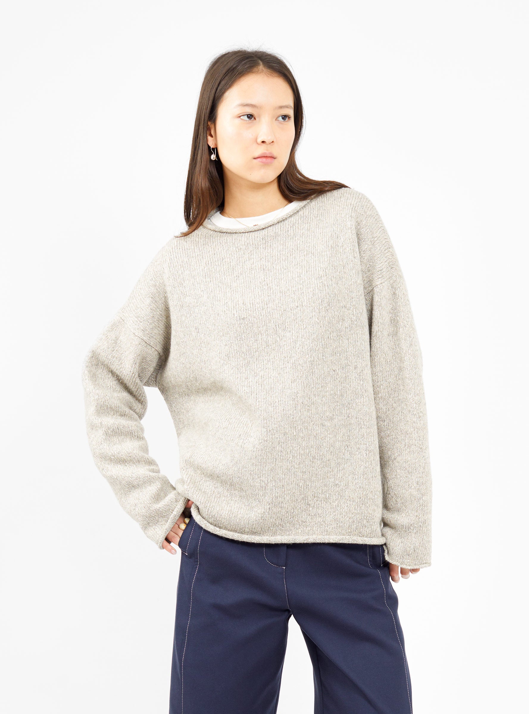 Bateau Rollneck Heather Grey by Lauren Manoogian | Couverture 