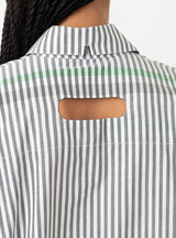 Parcel Shirt Black & White Stripe by HENRIK VIBSKOV | Couverture & The Garbstore