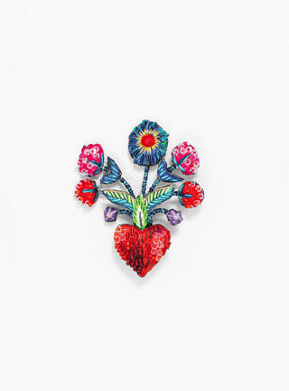 Frida's Flower Brooch Multi by Trovelore | Couverture & The Garbstore