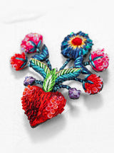 Frida's Flower Brooch Multi by Trovelore | Couverture & The Garbstore