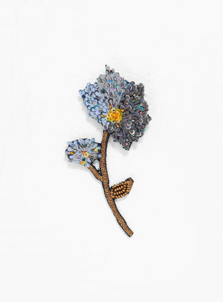 Hydrangea Flower Brooch Blue by Trovelore | Couverture & The Garbstore
