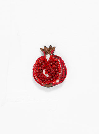Pomegranate Brooch Red by Trovelore | Couverture & The Garbstore